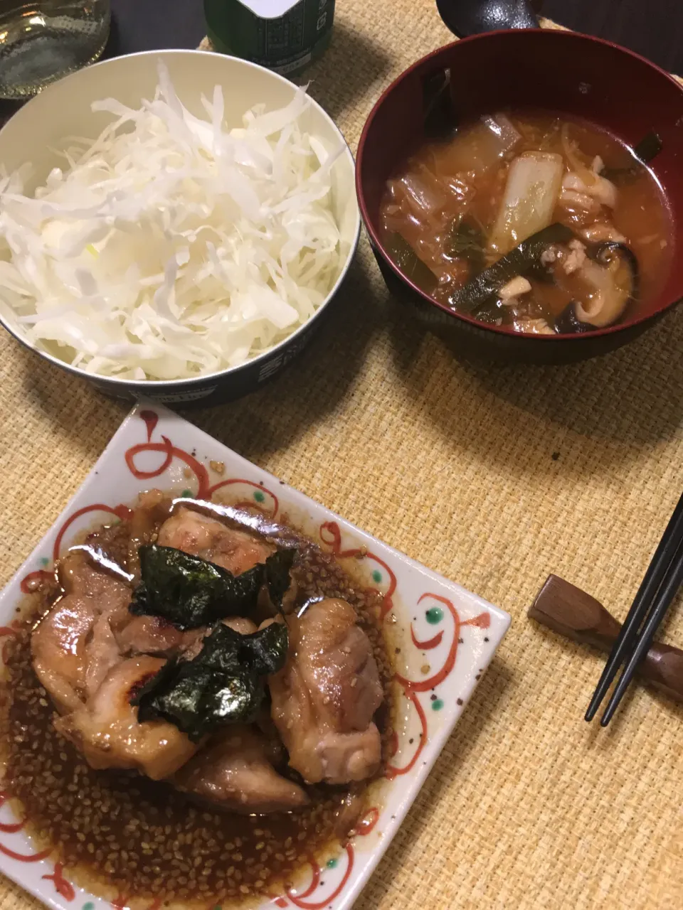 Snapdishの料理写真:胡麻照り焼きチキン|くろさん