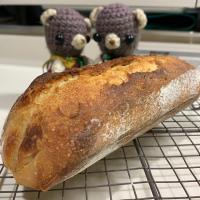 ライ麦ルヴァンでハードブレッド焼き立て(°▽°)