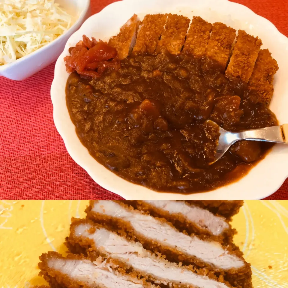 カツから揚げたカツカレー🍛|hiroshi40さん