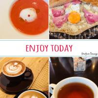 今日のランチはお友達と                               ガレットランチ✨