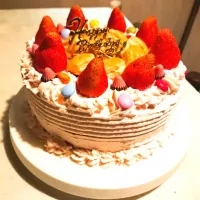 Snapdishの料理写真:バースデーケーキ|石崎　まりりんさん