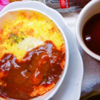 デミグラスソースの

とろ〜りオムライス( ˘ ³˘)♥うま〜ぃ🤩