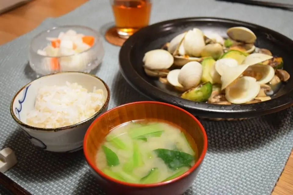 ホンビノス貝の酒蒸し|うにんぱすさん