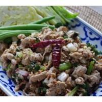 ハーブたっぷりラープレシピ！豚肉のスパイシー和え #AllAbout