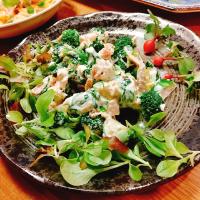 ブロッコリーと芽キャベツのシーチキンマヨネーズ和え
旬のグリーンサラダ🌿