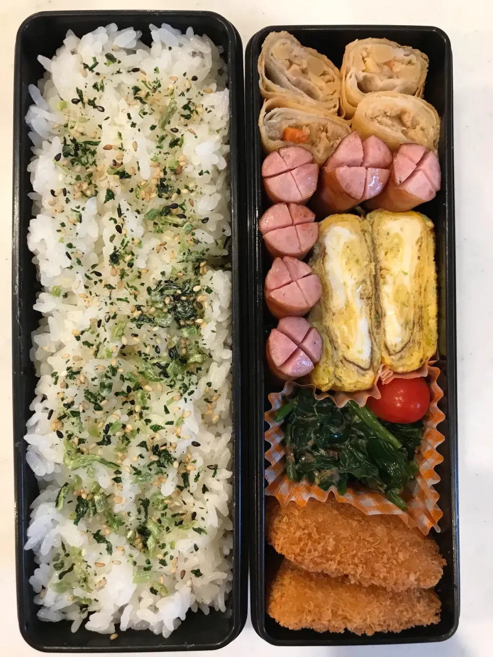 Snapdishの料理写真:2020.1.23 (木) 旦那様のお弁当🍱|あっきーよさん