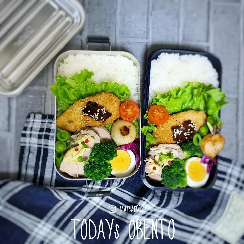 Snapdishの料理写真:ローストポーク弁当🍱|サエさん