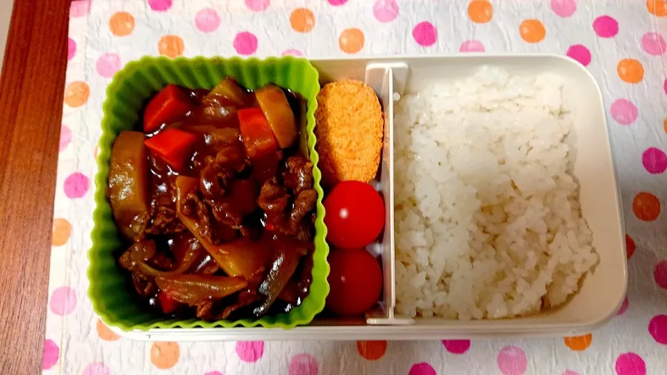 カレーライス❤️旦那さんお弁当🎵😊|かおるcitronさん