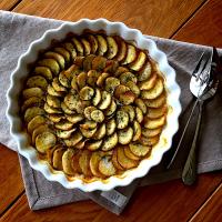 さつまいもとしょうがのグラタン・ドフィノワ