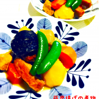 ノドグロの薩摩揚げの煮物（父の悩み）