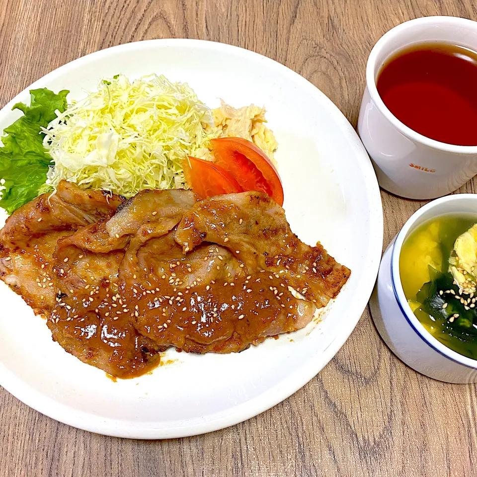 豚ロースの塩麹味噌漬け|まみっこさん