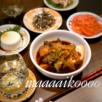 昨日の残りと常備菜で😋