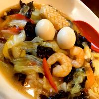 温まりました❣️中華丼🍲