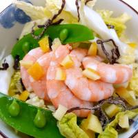 🔷白菜と🦐エビの自家製塩🍋レモンサラダ🥗🔷