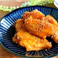 手羽先の甘辛揚げ