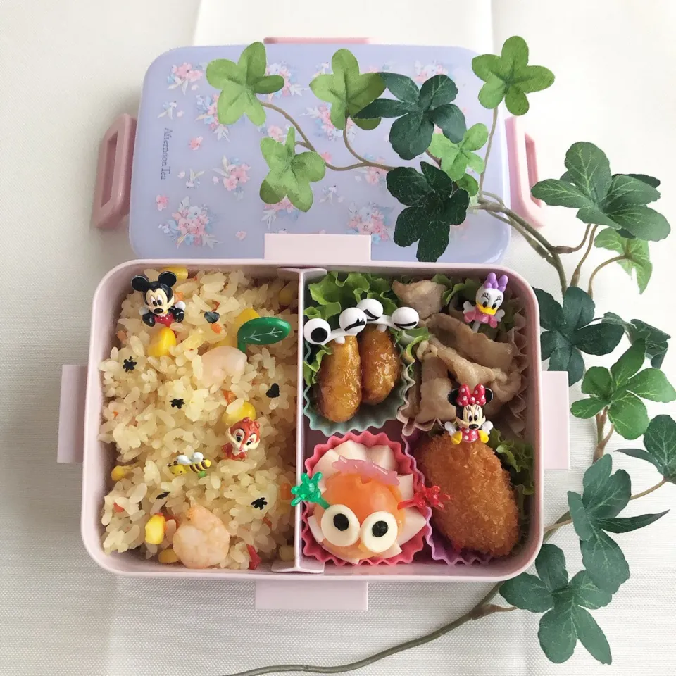 1/24❤︎娘のエビピラフ弁当❤︎|Makinsさん