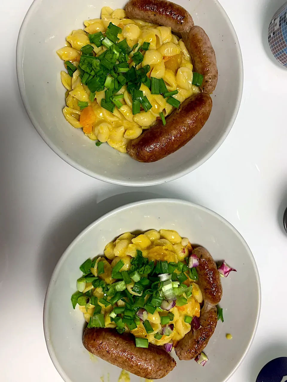 Pumpkin and carrot Mac n cheese with sausages|Ong Sor Fernさん