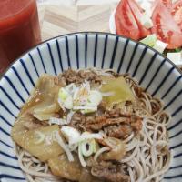 '20 1/24
今日のランチは牛丼だけどご飯じゃなくてそば😋