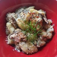 きのこソースのニョッキ🍄