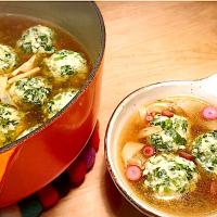 葉だいこんのしゃきしゃき柚子胡椒団子