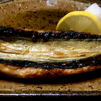 久々の　焼き開きさんま