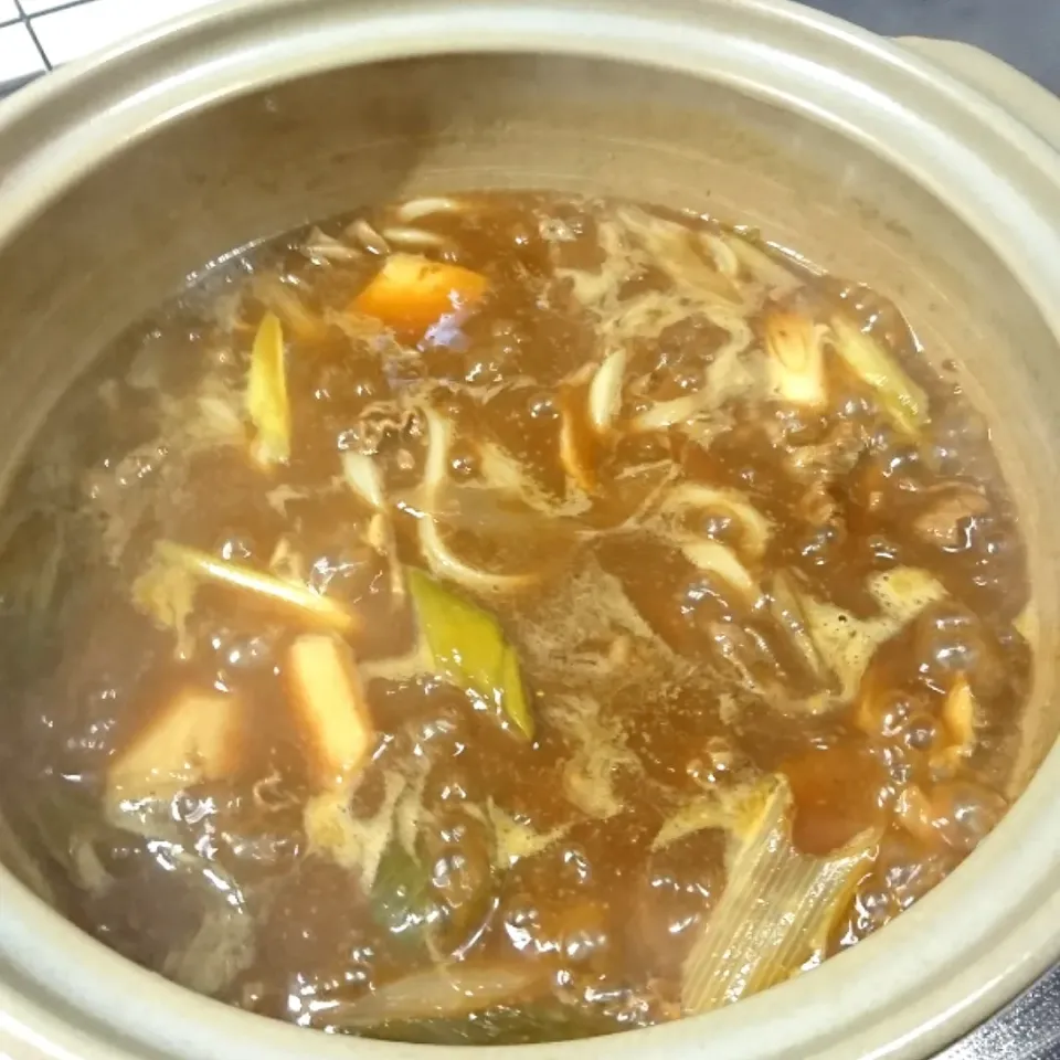 芋煮からカレーうどんに変身🎵|しまだ ちえこさん