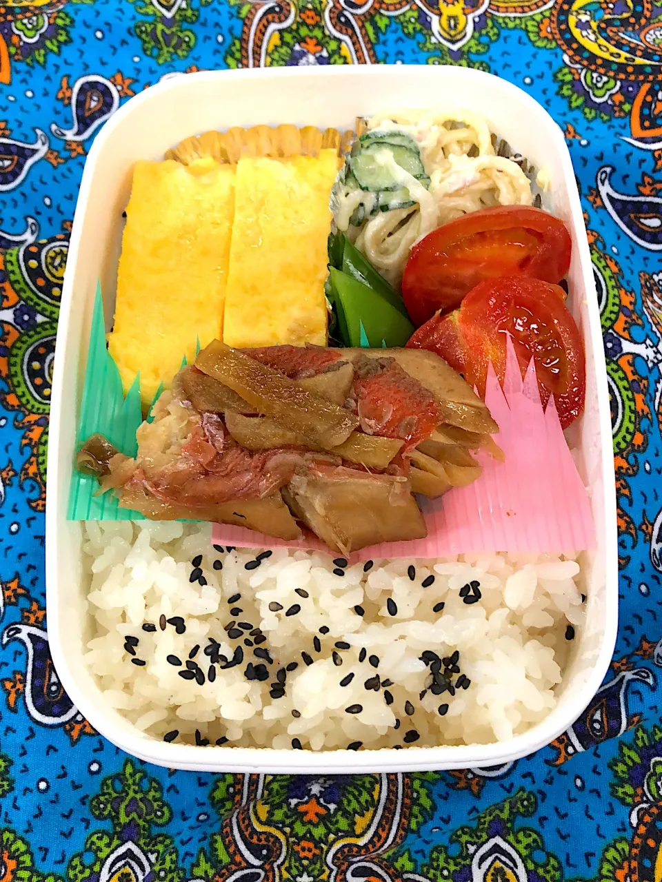 金目鯛の煮付弁当|超絶トルーマン石6さん