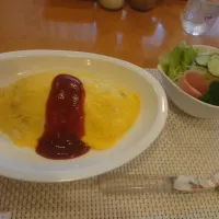 オムライスランチ|りーえさん