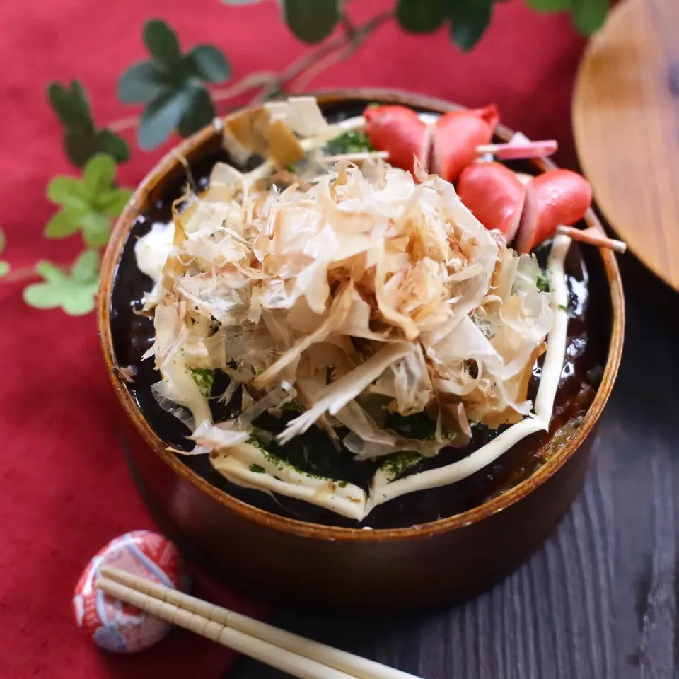 モダン焼きのっけ弁当|ゆいか＊さくママさん