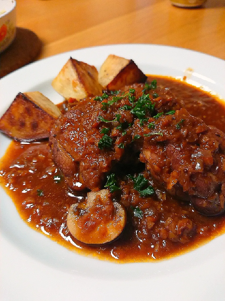 鶏肉のデミグラスソース煮込み|イノールさん