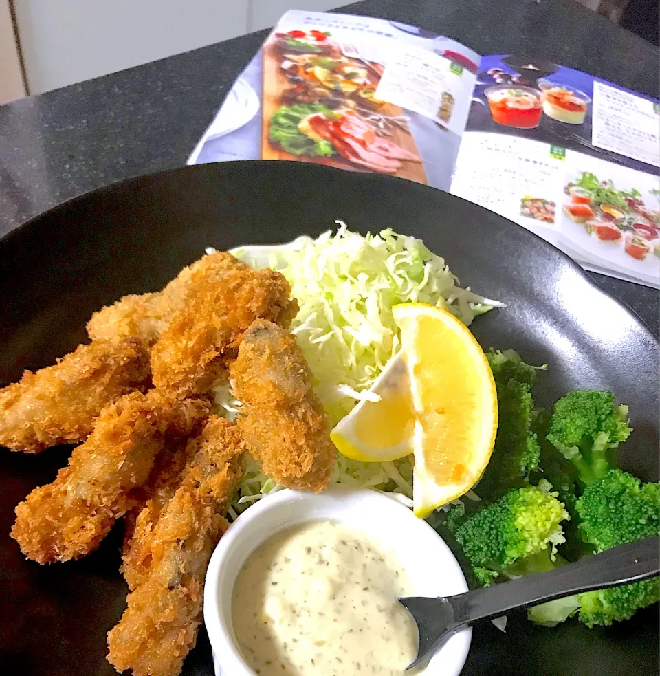 牡蠣フライタルタルソース|シュトママさん