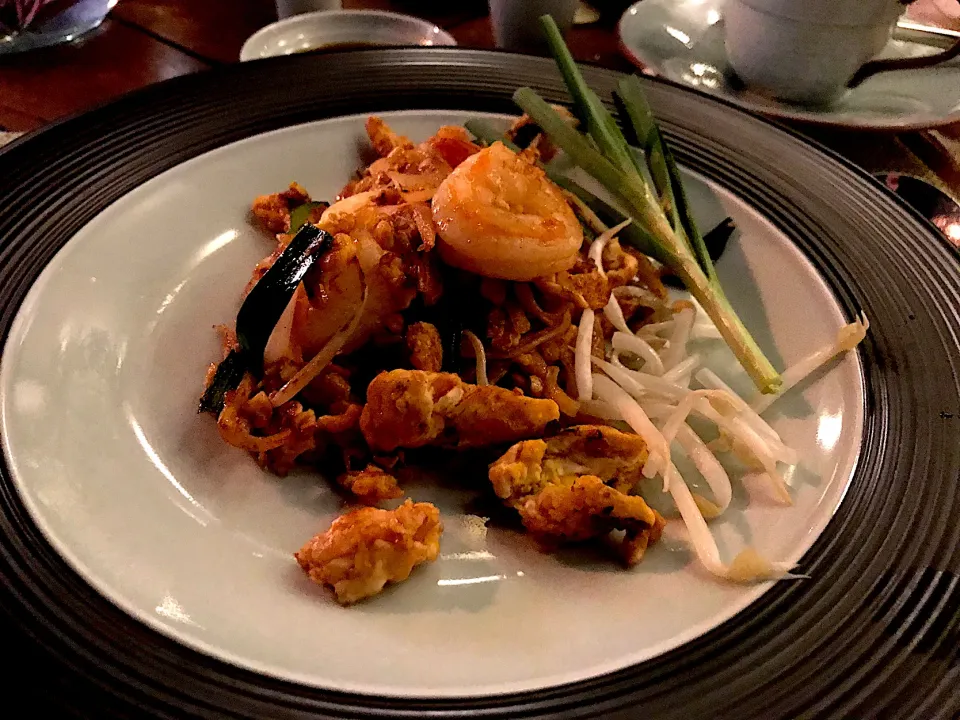 Fried shrimp flat noodles|Sky Blueさん