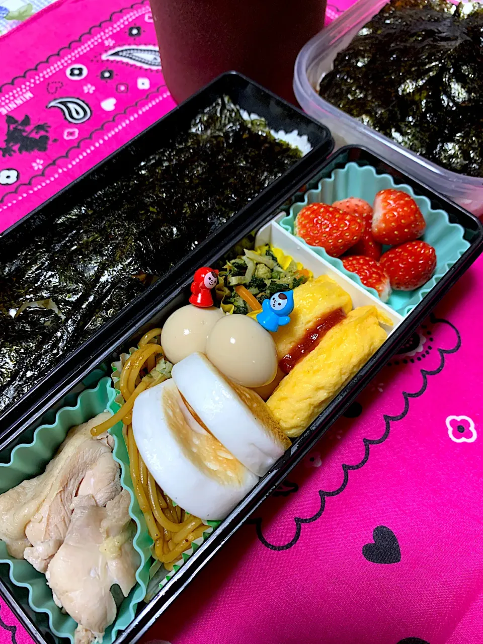 Snapdishの料理写真:旦那さん&娘のお弁当1/27|iguigupopさん