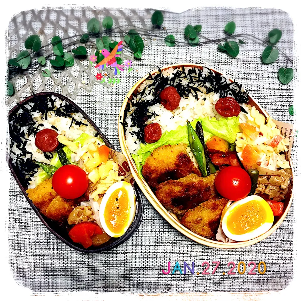 1/27 ☺︎☺︎ 鱈のフライ＆肉じゃが弁当✩.*˚|jon2さん