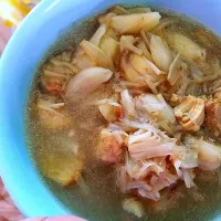 Tarap Soup only in Sabah Malaysia
#SabahFood #KeningauFood

Tarap is a fruit type/jackfruitfamilyfruit|Momoy Monalizaさん