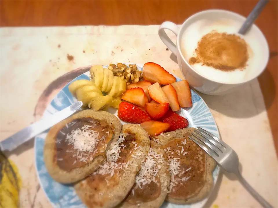 pancake🥞＆cappuccino☕️|mogmogsennaさん