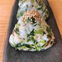 大根葉のふりかけおにぎり🍙