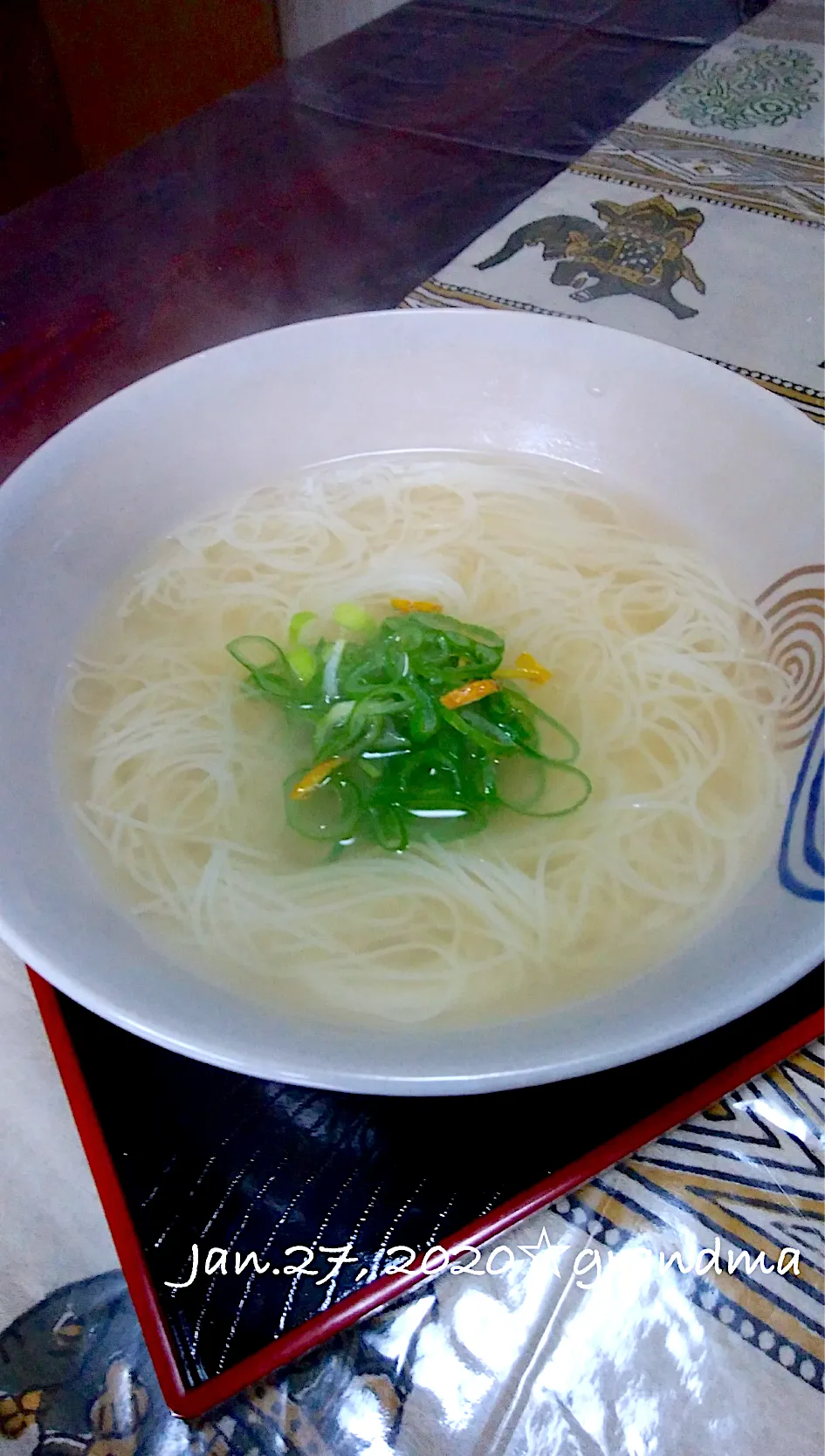 grandma☆にゅうめん　生姜甘酢あんかけ|kaoriさん