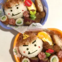 Snapdishの料理写真:鬼さん弁当🍙|ayumiiin*さん