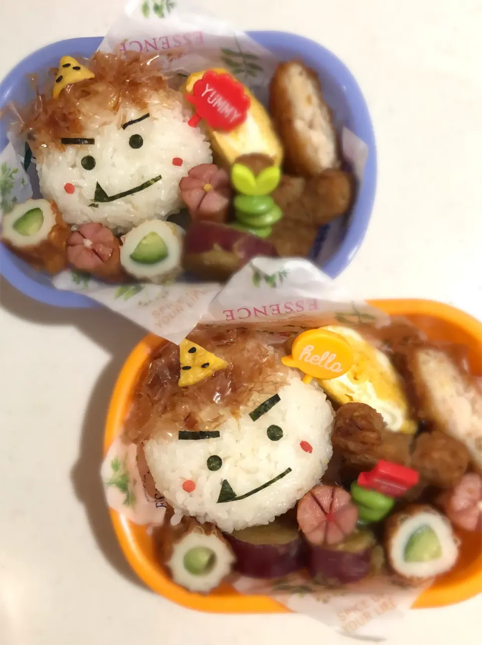 Snapdishの料理写真:鬼さん弁当🍙|ayumiiin*さん