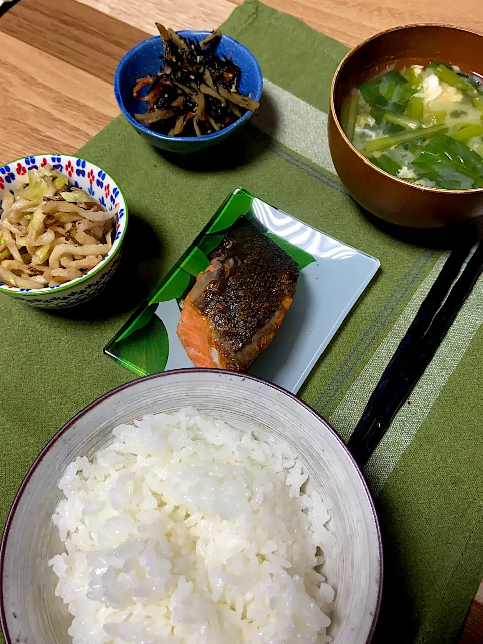 お夕飯。肉続きなので、お魚。|renharuruさん