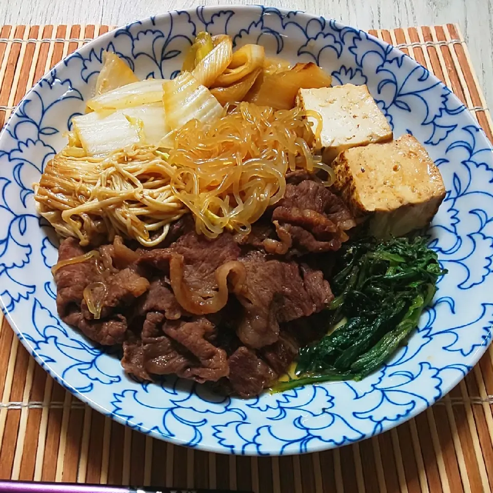 Snapdishの料理写真:フライパンで肉豆腐|真希さん