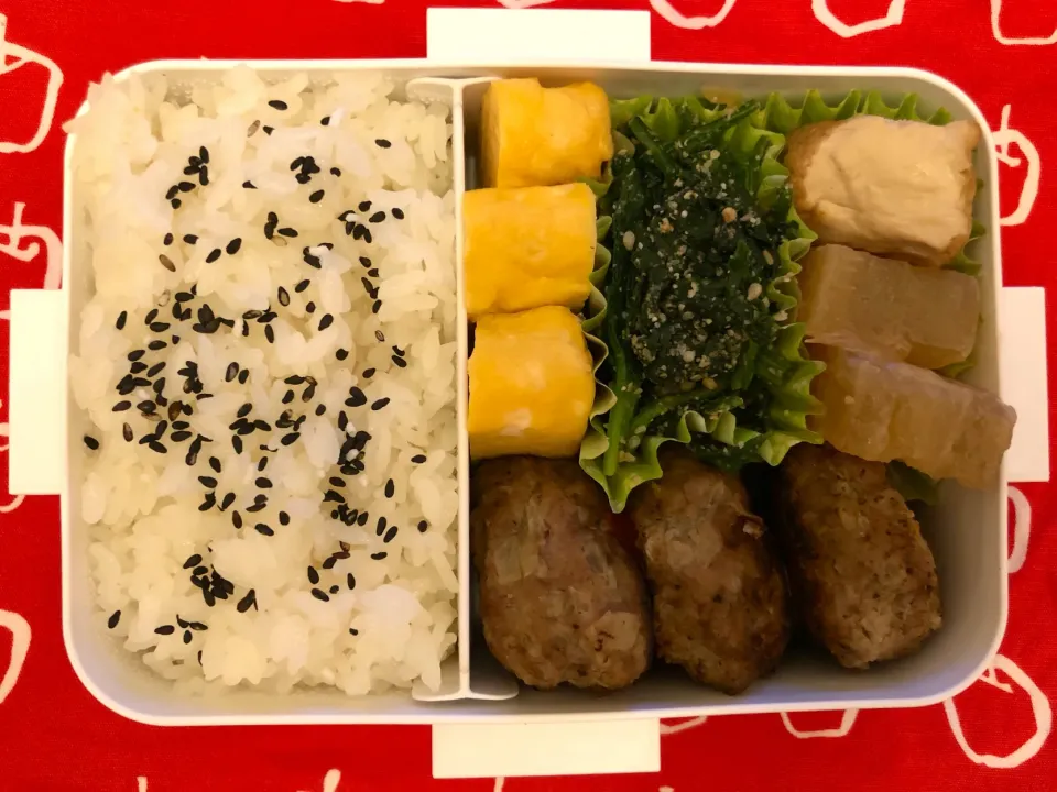 Snapdishの料理写真:ハンバーグ弁当|freeさん