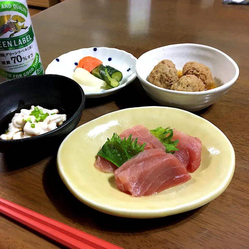 Snapdishの料理写真:お一人様ご飯|あっつさん