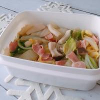 白菜とベーコン、きのこの旨煮