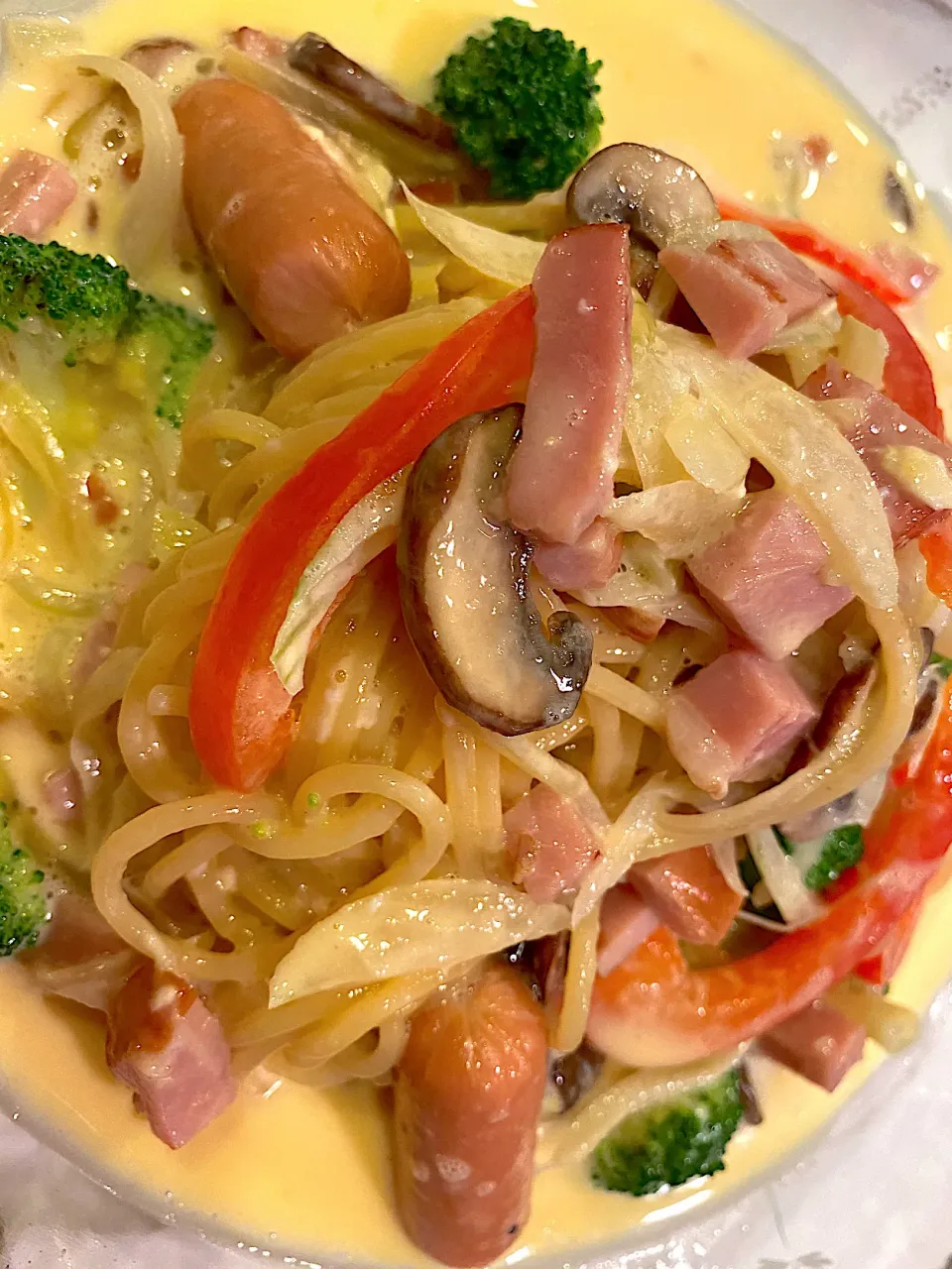 Snapdishの料理写真:カルボナーラ🍝|みうのすけさん