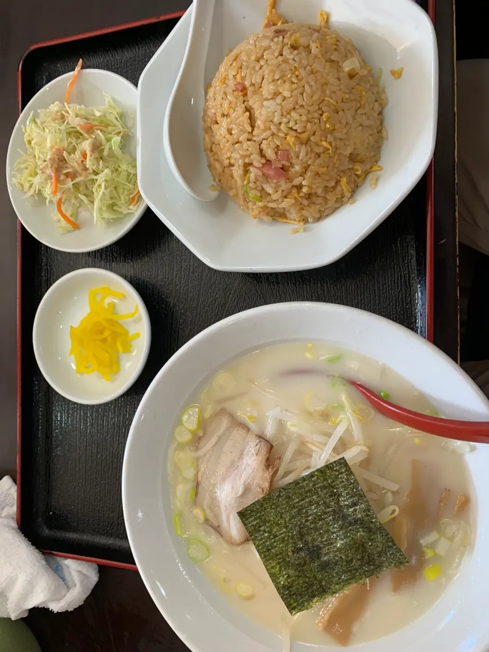 とんかつラーメン・チャーハンランチ|Morito Kamiyaさん