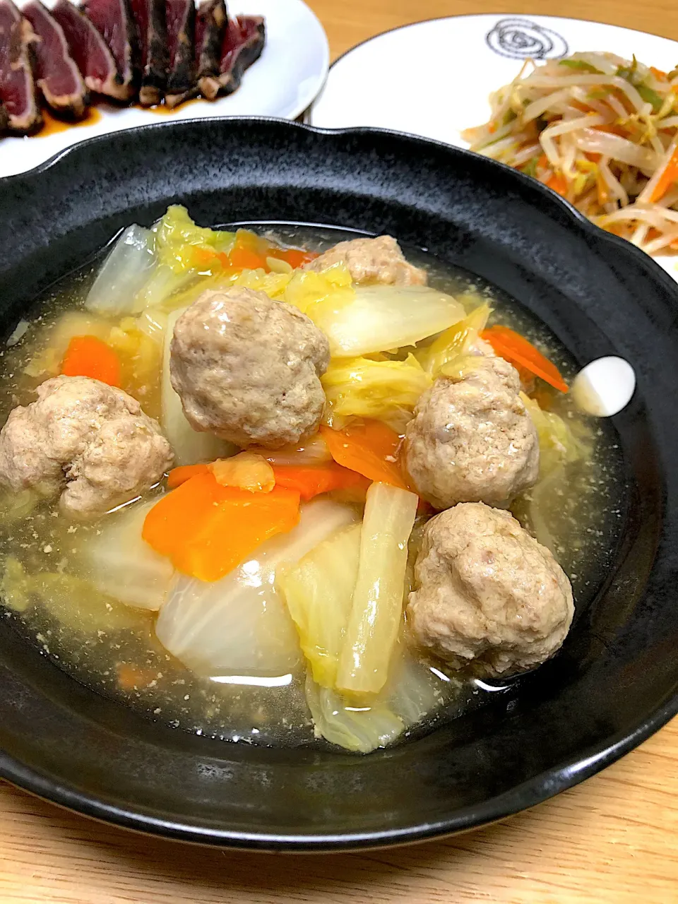 Snapdishの料理写真:白菜と肉団子のあんかけ|さつまいもさん