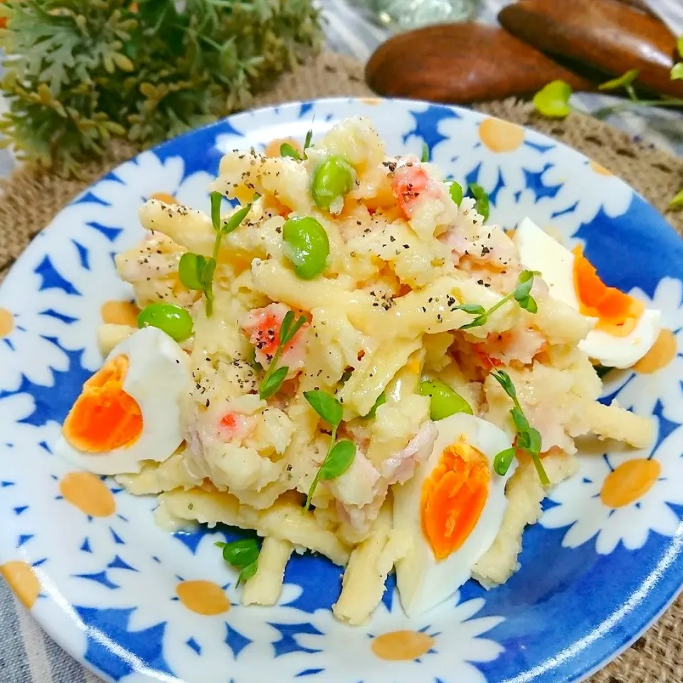 わが家も定番ポテマカサラダ♪🥗♪|とまと🍅さん