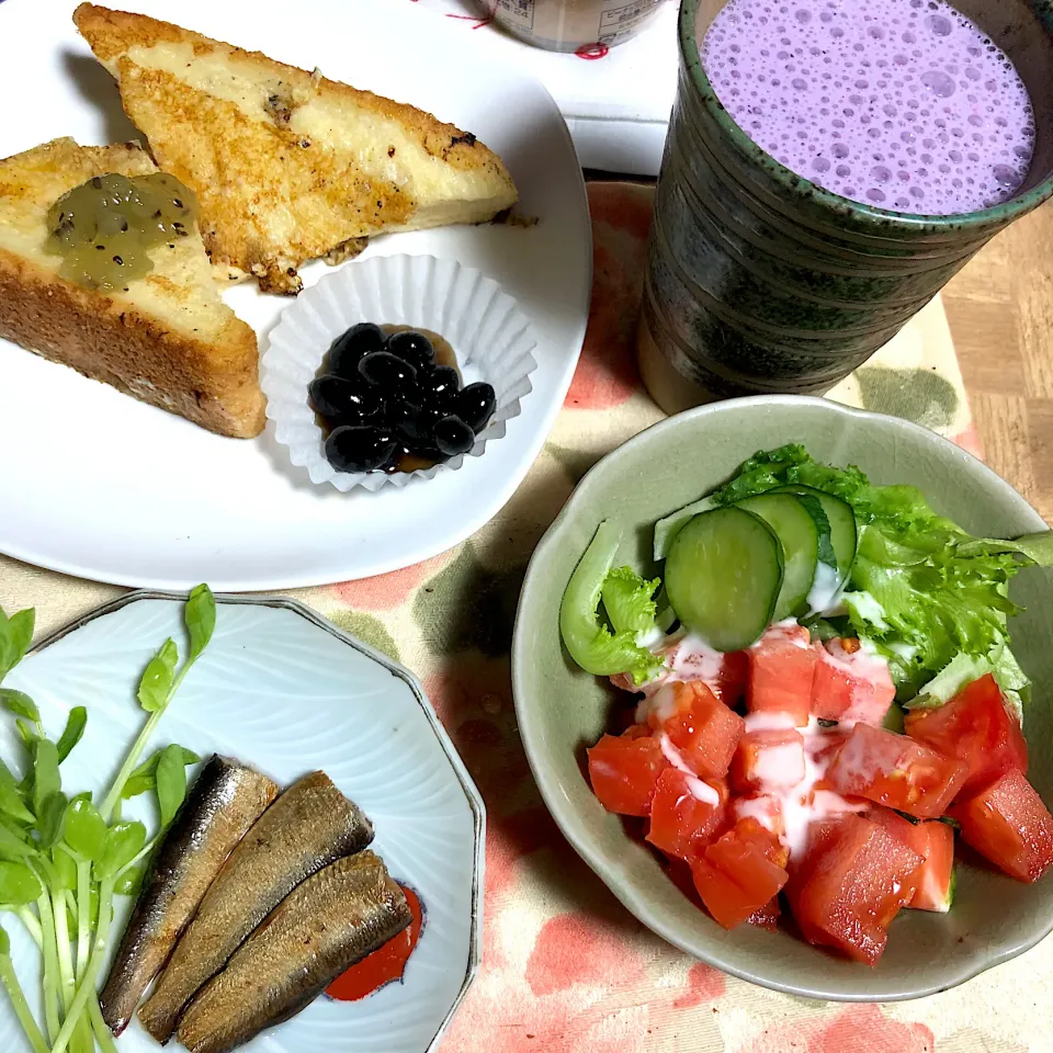 今日の朝ごはん。フレンチトースト。|くのっちさん